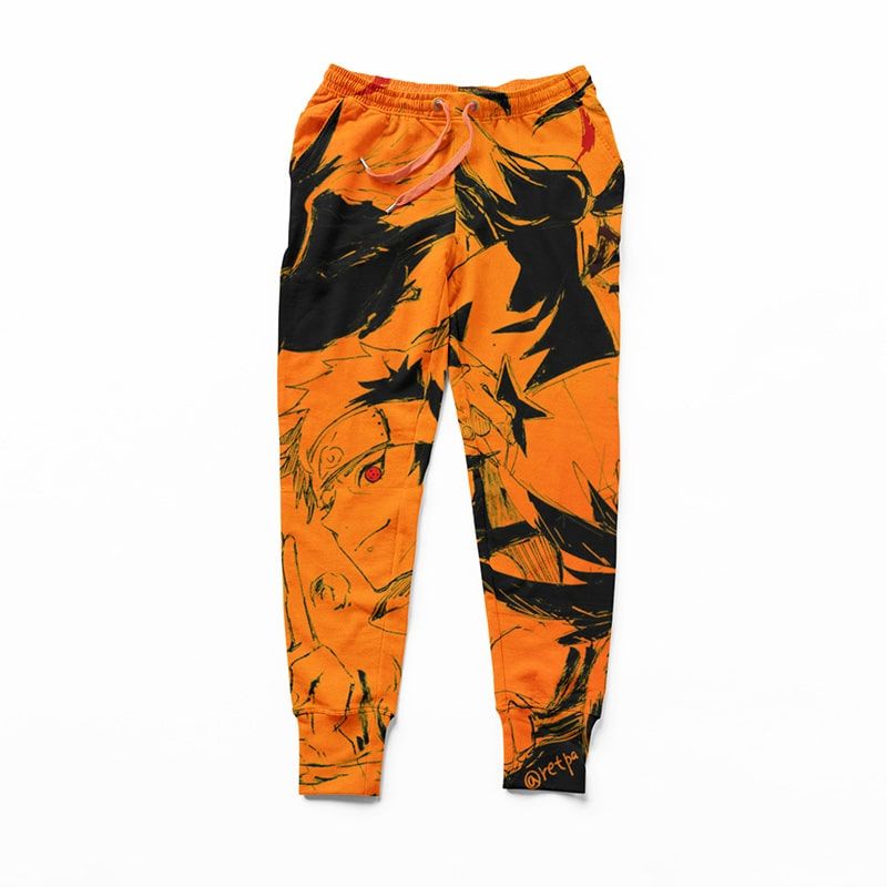 Uchiha Brother Itachi Sasuke All Over Brushed Sweatpants - Naruto Joggers-Joggers-Activewear,Akatsuki,Itachi Uchiha,Joggers,Naruto,Naruto Joggers,Sasuke Uchiha,Sweatpants