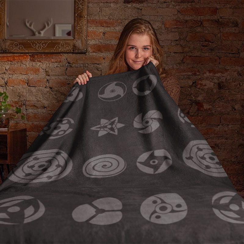 Uchiha Madara Renighan Embossed Uciha Eyes Naruto Blanket-Blanket-Blanket,Naruto,Naruto Blanket,Naruto Shippuden,Throw Blanket