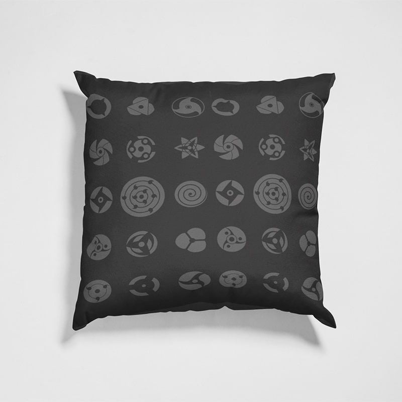 Uchiha Madara Renighan Embossed Uciha Eyes Naruto Throw Pillow-Naruto-Home Decor,Madara Uchiha,Naruto,Naruto Shippuden,Pillowcase,Sasuke Uchiha,Throw Pillow
