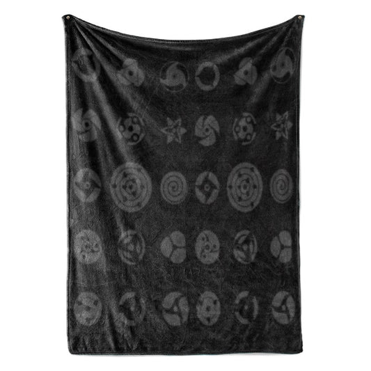 Uchiha Madara Renighan Embossed Uciha Eyes Naruto Blanket-Blanket-Blanket,Naruto,Naruto Blanket,Naruto Shippuden,Throw Blanket