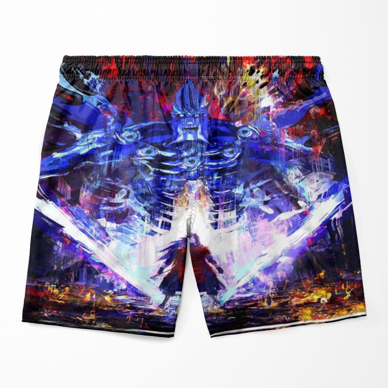 Uchiha Madara Susano Fusion Manga Style Swim Trunk - Akatsuki Naruto Shorts-Board Shorts-Akatsuki,Board Shorts,Itachi Uchiha,meta-size-chart-swim-trunks-size-chart,Naruto,Naruto Shippuden,Shorts