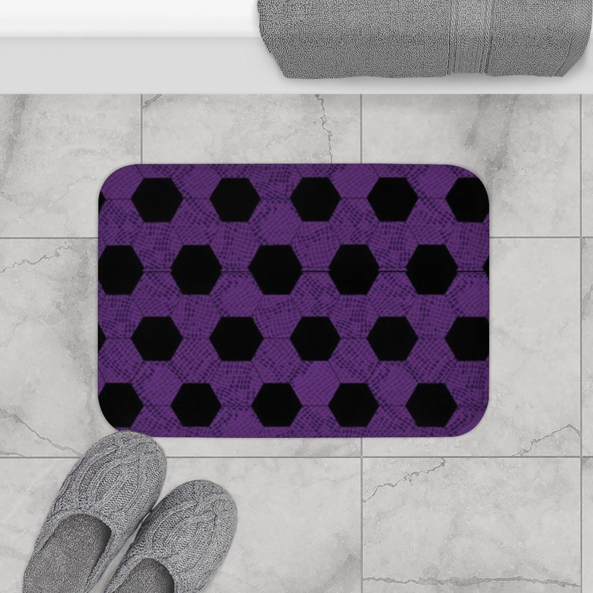 Kokushibo Demon Slayer Cosplay Pattern Bath Mats