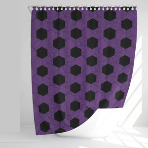 Upper Rank Kokushibo Demon Slaying Shower Curtains