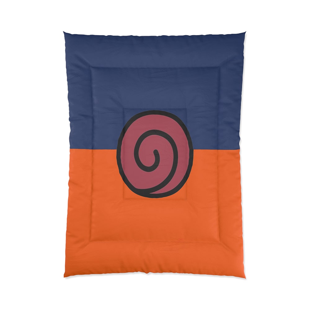 Buy Naruto Uzumaki Classic Emblem Brushed Comforter Set