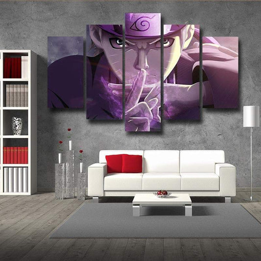 Uzumaki Naruto Purple 3D Printed Naruto Canvas-Naruto-Canvas,Naruto,Pink,Purple
