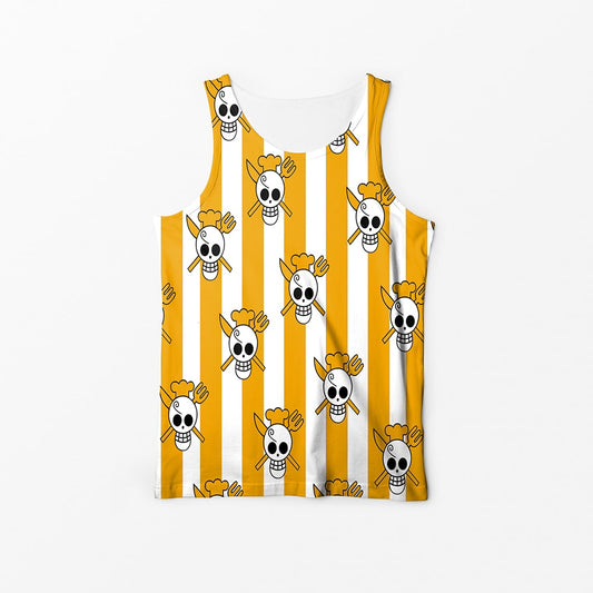 Vinsmoke Sanji Classic One Piece Pattern Tank Top