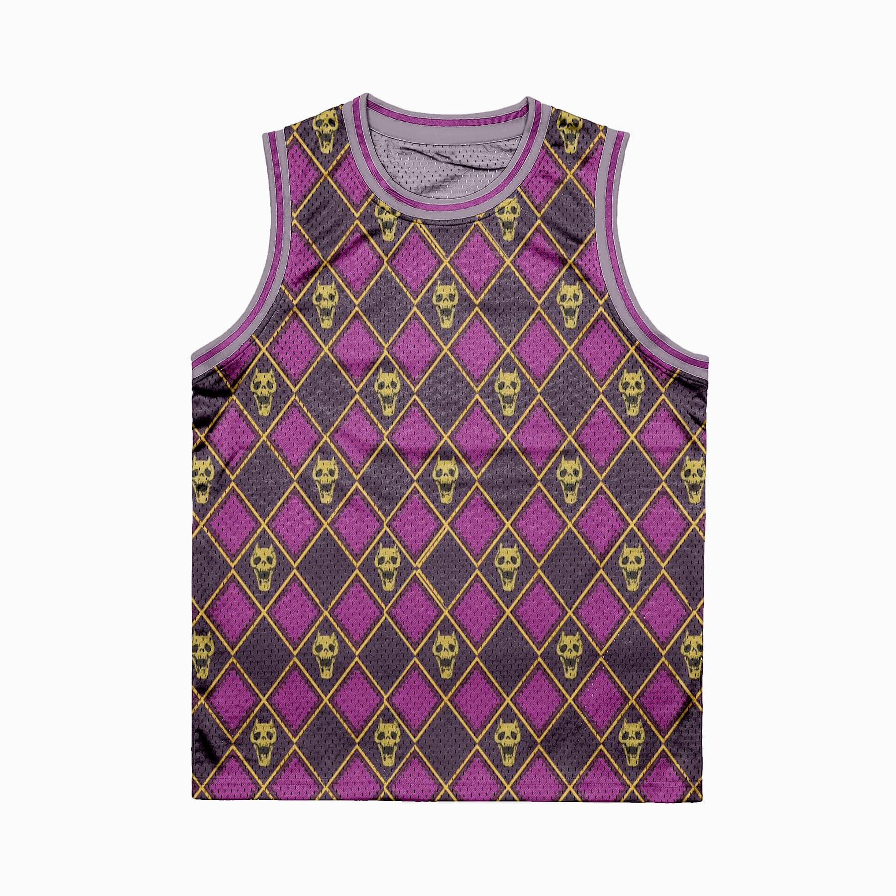 Kira JJBA Pattern JoJo Basketball Jersey