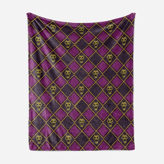 Kira JJBA Pattern JoJo Fleece Blanket