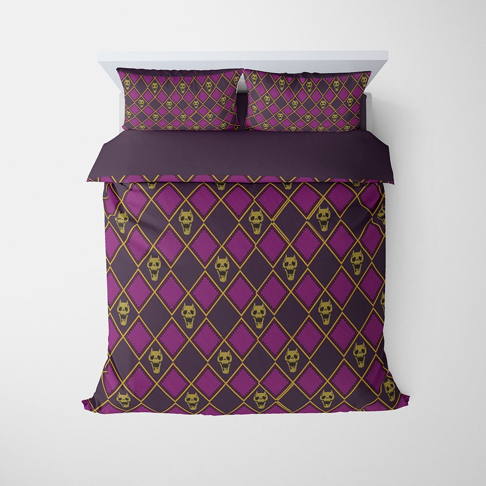 Kira JJBA Pattern JoJo Comforter Set Bedding