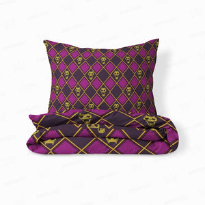 Kira JJBA Pattern JoJo Comforter Set Bedding