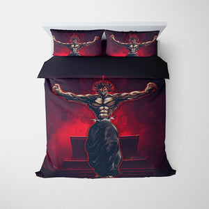 Yujiro Hanma Blood Lust Baki Comforter Bedding