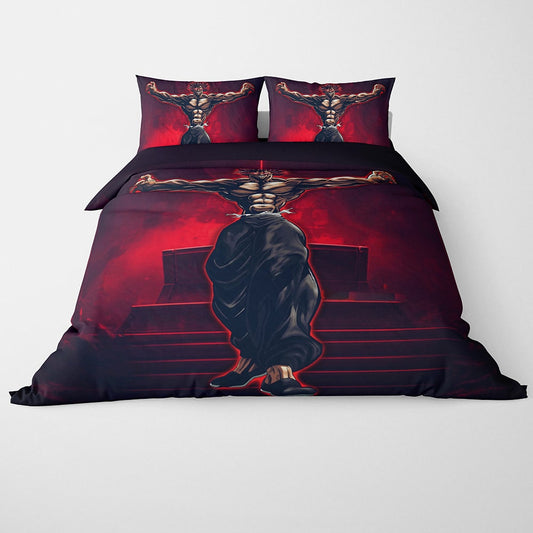 Yujiro Hanma Blood Lust Baki Duvet Cover Bedding