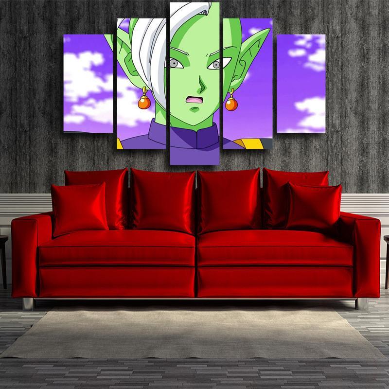 Zamasu 3D Printed Anime Canvas