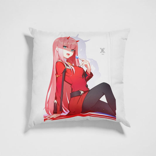 Zero Two Darling in The FranXX Classic Look Look Throw Pillow