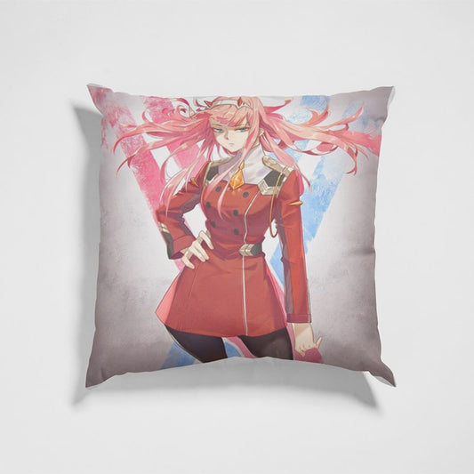Zero Two Throw Pillow - Darling in The FranXX Square Pillow