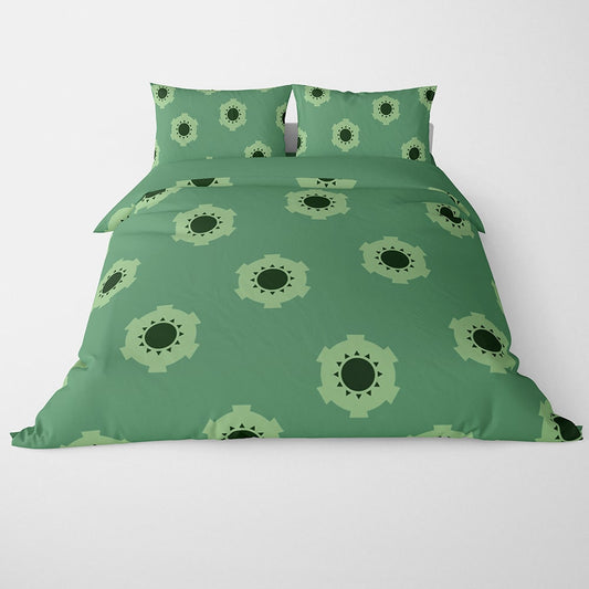 Zoro Wano Pattern One Piece Duvet Cover Set Bedding