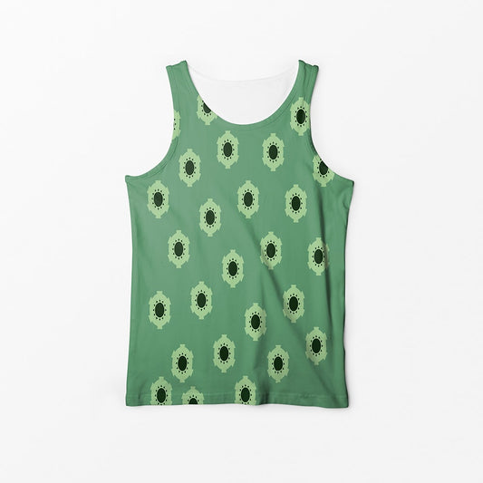Zoro Wano Pattern One Piece Tank Top