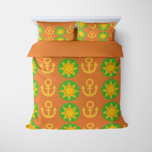 JoJo's Bizarre Adventure JoJo Josuke Pattern Comforter Set Bedding