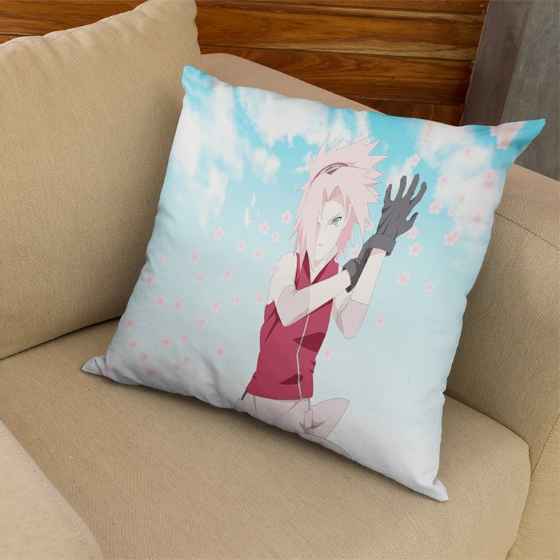 Haruno Sakura Alternative Blend Naruto Throw Pillow-Naruto-Home Decor,Naruto,Naruto Shippuden,Pillowcase,Sakura Haruno,Throw Pillow
