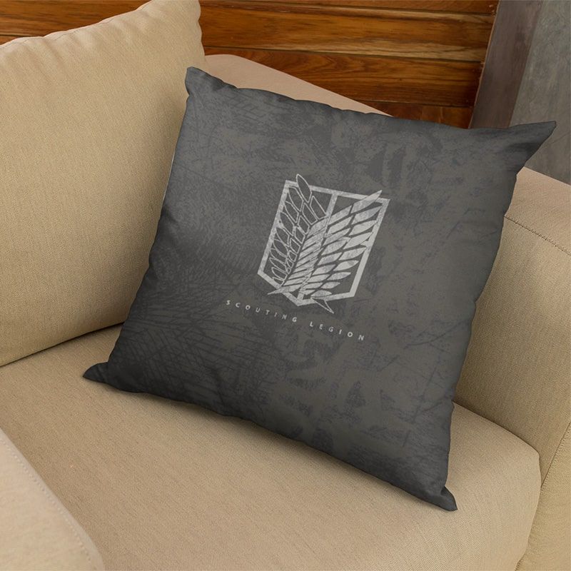 Attack on Titan Dark Sketch Splatter Throw Pillow-AttackOnTitan-Attack On Titan,Attack on Titan Throw Pillow,Home Decor,Pillowcase,Throw Pillow