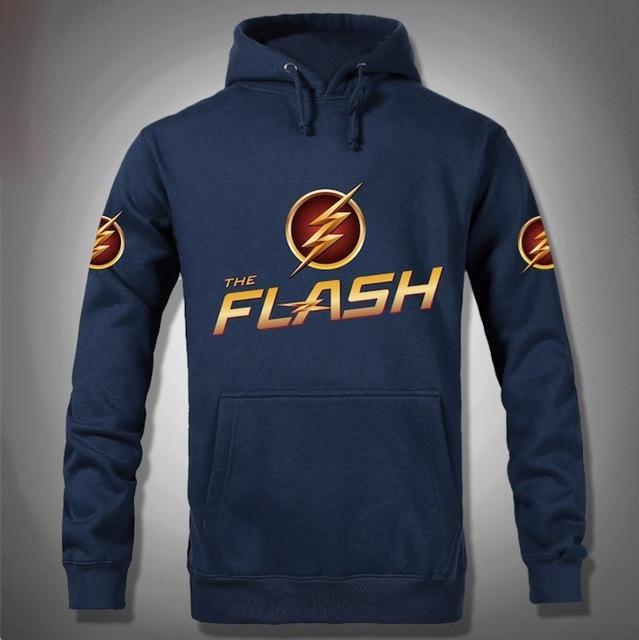 The Flash Lightning Bolt Cotton Sweatshirt Hoodie - Anime Wise