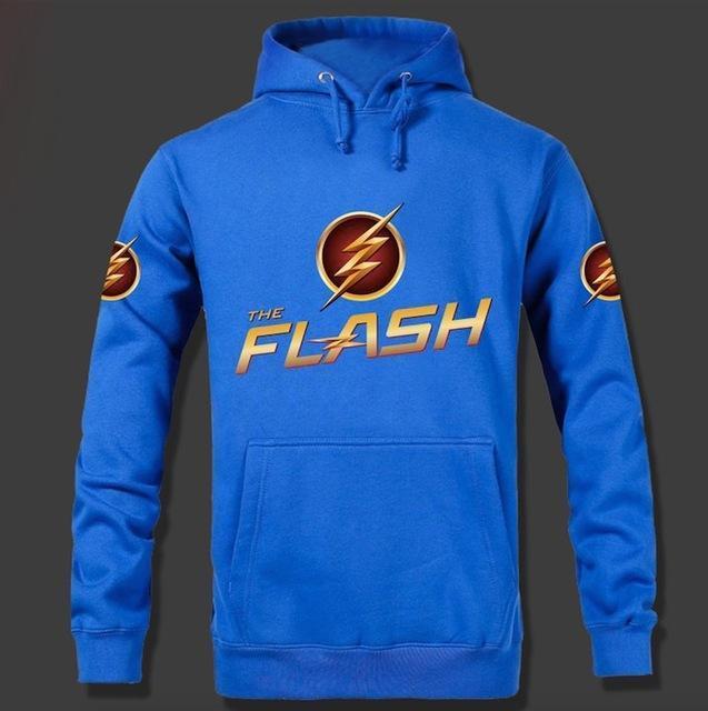 The Flash Lightning Bolt Cotton Sweatshirt Hoodie - Anime Wise